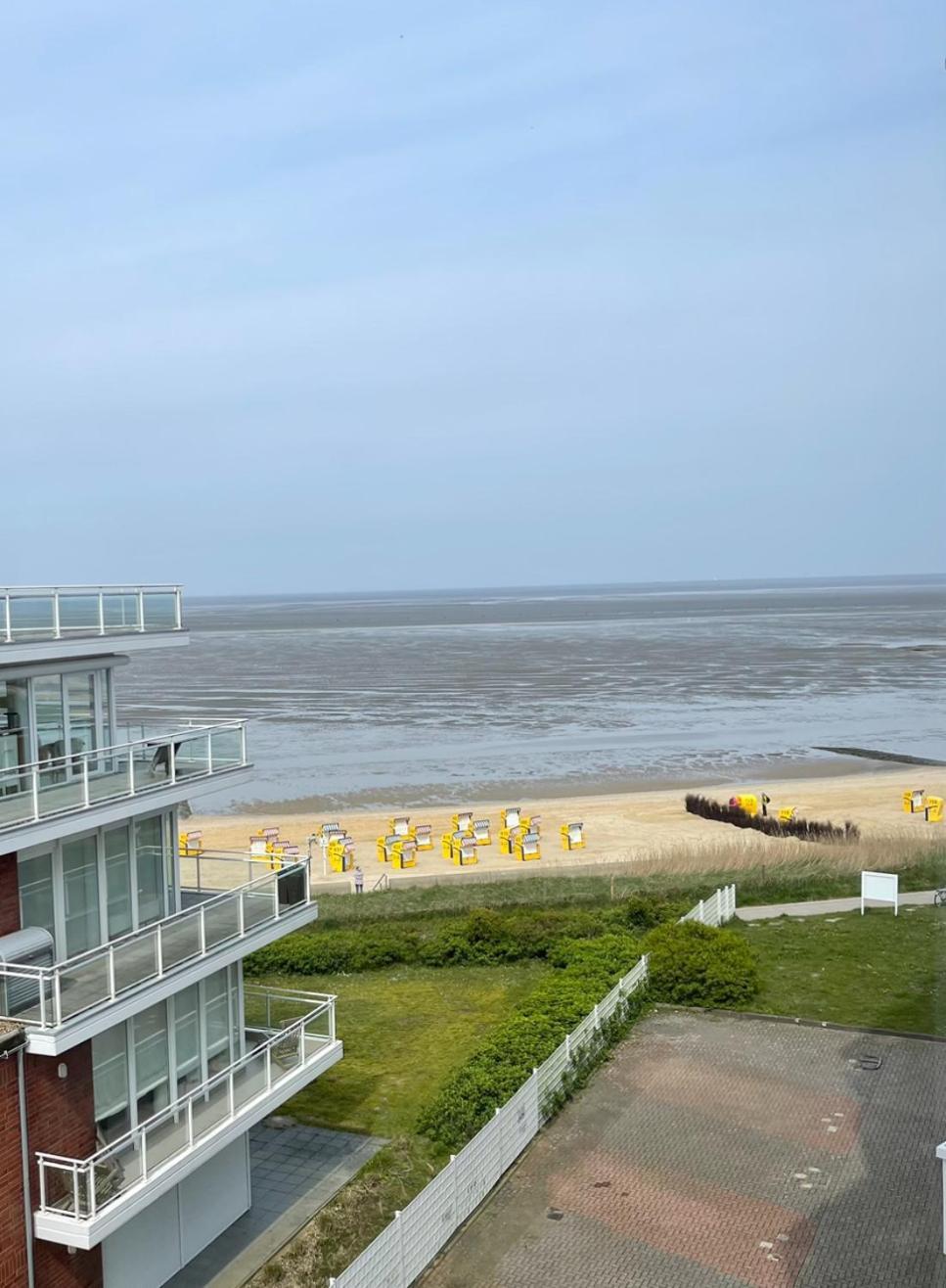 Traumhafte Ferienwohnung - Direkter Meerblick - 50M Zum Strand In Cuxhaven Duhnen In 1A Lage Im Haus Seehuette מראה חיצוני תמונה