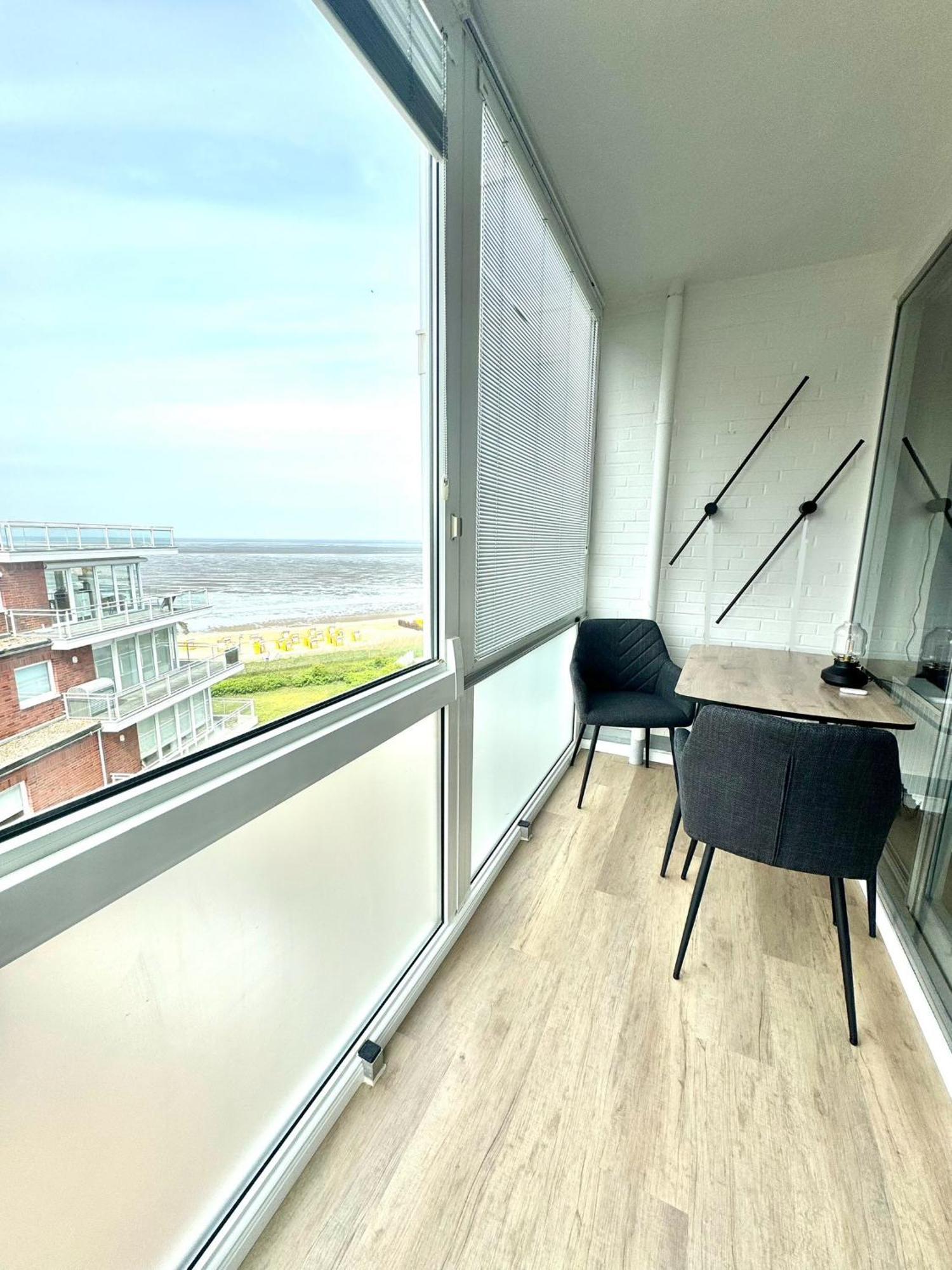 Traumhafte Ferienwohnung - Direkter Meerblick - 50M Zum Strand In Cuxhaven Duhnen In 1A Lage Im Haus Seehuette מראה חיצוני תמונה